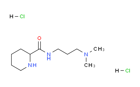 CAS No. 1236261-78-1, N-(3-(Dimethylamino)propyl)piperidine-2-carboxamide dihydrochloride