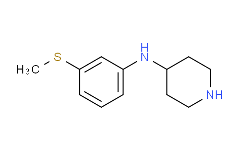 CAS No. 886506-72-5, N-(3-(Methylthio)phenyl)piperidin-4-amine
