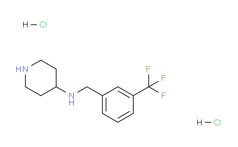 CAS No. 1707602-13-8, N-(3-(Trifluoromethyl)benzyl)piperidin-4-amine dihydrochloride