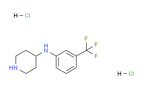 CAS No. 506438-95-5, N-(3-(Trifluoromethyl)phenyl)piperidin-4-amine dihydrochloride