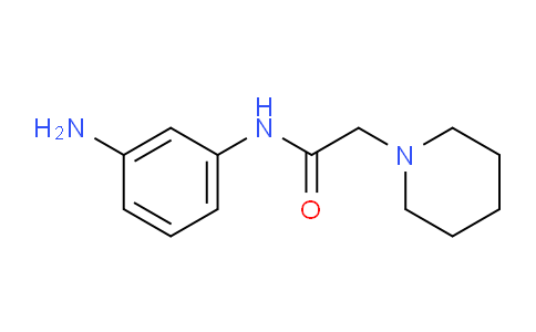 CAS No. 500119-40-4, N-(3-Aminophenyl)-2-(piperidin-1-yl)acetamide