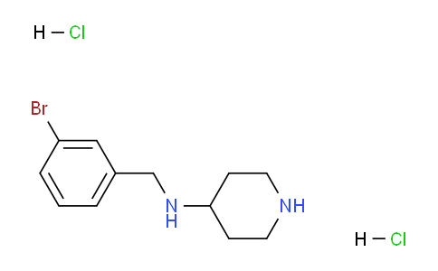 CAS No. 1233954-84-1, N-(3-Bromobenzyl)piperidine-4-amine dihydrochloride