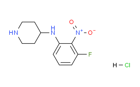 CAS No. 1233954-99-8, N-(3-Fluoro-2-nitrophenyl)piperidin-4-amine hydrochloride