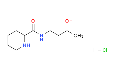 CAS No. 1236262-94-4, N-(3-Hydroxybutyl)piperidine-2-carboxamide hydrochloride