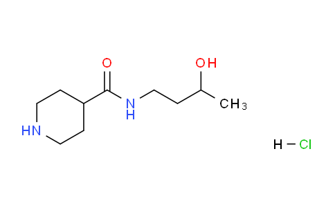 CAS No. 1220019-10-2, N-(3-Hydroxybutyl)piperidine-4-carboxamide hydrochloride