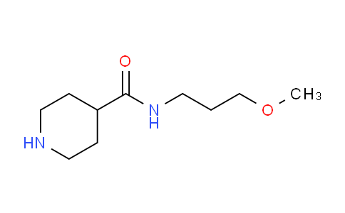 CAS No. 886504-58-1, N-(3-Methoxypropyl)piperidine-4-carboxamide