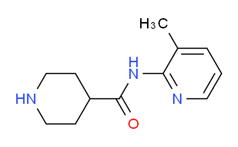 CAS No. 110105-98-1, N-(3-Methylpyridin-2-yl)piperidine-4-carboxamide