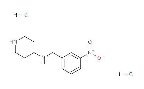 CAS No. 1233955-00-4, N-(3-Nitrobenzyl)piperidine-4-amine dihydrochloride