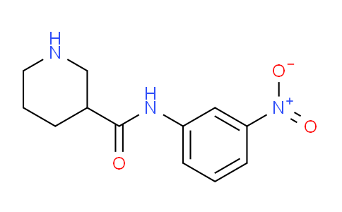 CAS No. 775282-63-8, N-(3-Nitrophenyl)piperidine-3-carboxamide