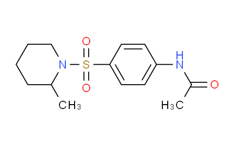 CAS No. 282104-66-9, N-(4-((2-Methylpiperidin-1-yl)sulfonyl)phenyl)acetamide