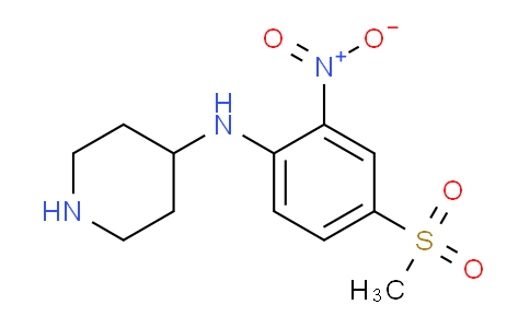 CAS No. 849035-94-5, N-(4-(Methylsulfonyl)-2-nitrophenyl)piperidin-4-amine