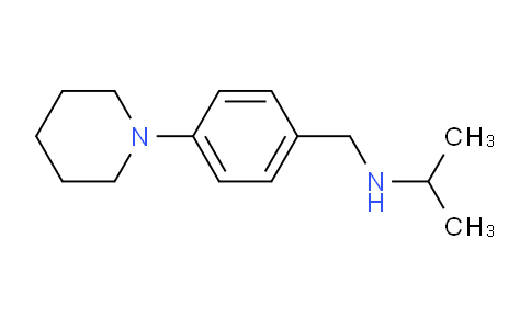 CAS No. 852180-57-5, N-(4-(Piperidin-1-yl)benzyl)propan-2-amine