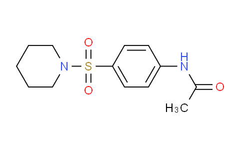 CAS No. 5702-82-9, N-(4-(Piperidin-1-ylsulfonyl)phenyl)acetamide