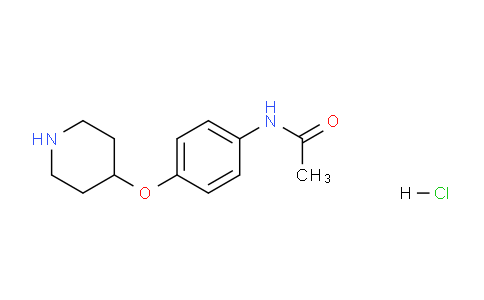 CAS No. 1219961-26-8, N-(4-(Piperidin-4-yloxy)phenyl)acetamide hydrochloride