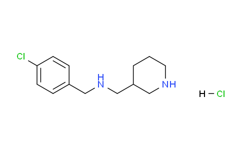 CAS No. 1261230-33-4, N-(4-Chlorobenzyl)-1-(piperidin-3-yl)methanamine hydrochloride