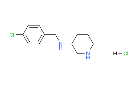 CAS No. 1261232-05-6, N-(4-Chlorobenzyl)piperidin-3-amine hydrochloride
