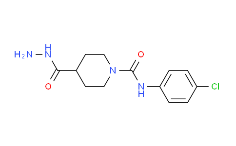 CAS No. 886495-27-8, N-(4-Chlorophenyl)-4-(hydrazinecarbonyl)piperidine-1-carboxamide