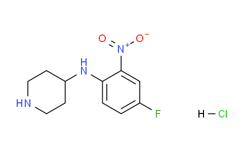 CAS No. 1233955-83-3, N-(4-Fluoro-2-nitrophenyl)piperidin-4-amine hydrochloride