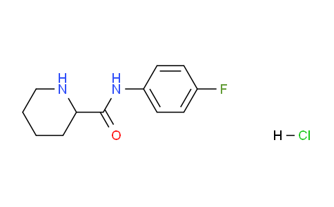 CAS No. 1236262-58-0, N-(4-Fluorophenyl)piperidine-2-carboxamide hydrochloride