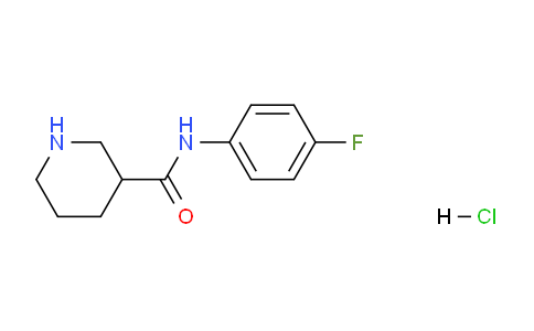 CAS No. 1219976-72-3, N-(4-Fluorophenyl)piperidine-3-carboxamide hydrochloride