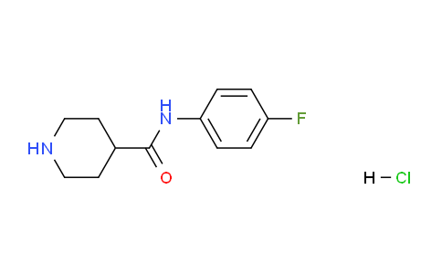 CAS No. 1220038-42-5, N-(4-Fluorophenyl)piperidine-4-carboxamide hydrochloride