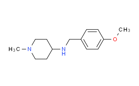 CAS No. 359878-55-0, N-(4-Methoxybenzyl)-1-methylpiperidin-4-amine