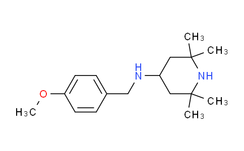 CAS No. 447455-77-8, N-(4-Methoxybenzyl)-2,2,6,6-tetramethylpiperidin-4-amine