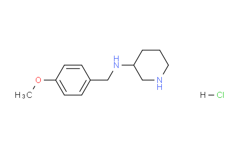 CAS No. 1353945-93-3, N-(4-Methoxybenzyl)piperidin-3-amine hydrochloride