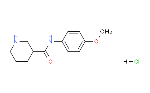 CAS No. 599184-29-9, N-(4-Methoxyphenyl)piperidine-3-carboxamide hydrochloride