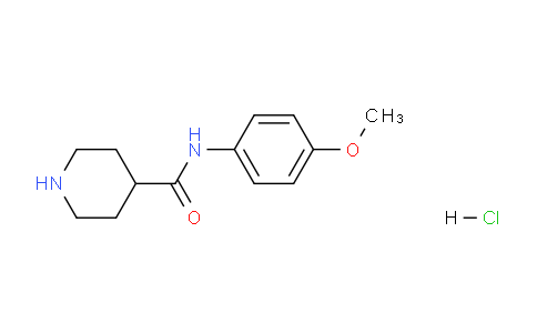 CAS No. 1186049-52-4, N-(4-Methoxyphenyl)piperidine-4-carboxamide hydrochloride