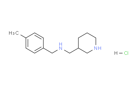 CAS No. 1289387-81-0, N-(4-Methylbenzyl)-1-(piperidin-3-yl)methanamine hydrochloride