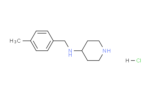 CAS No. 1289385-74-5, N-(4-Methylbenzyl)piperidin-4-amine hydrochloride