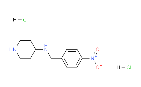 CAS No. 1233953-10-0, N-(4-Nitrobenzyl)piperidine-4-amine dihydrochloride