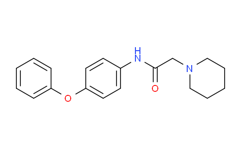 CAS No. 69838-04-6, N-(4-Phenoxyphenyl)-2-(piperidin-1-yl)acetamide