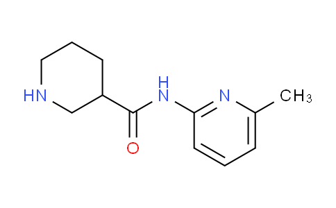 CAS No. 883106-74-9, N-(6-Methylpyridin-2-yl)piperidine-3-carboxamide