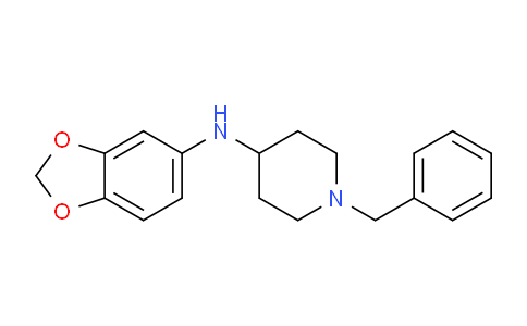 CAS No. 416881-01-1, N-(Benzo[d][1,3]dioxol-5-yl)-1-benzylpiperidin-4-amine