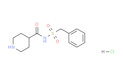 CAS No. 919354-22-6, N-(Benzylsulfonyl)piperidine-4-carboxamide hydrochloride