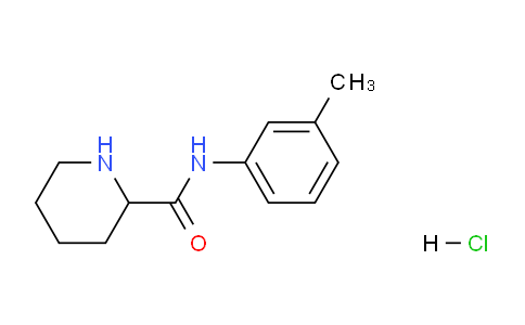 CAS No. 1236265-60-3, N-(m-Tolyl)piperidine-2-carboxamide hydrochloride