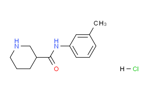 CAS No. 1220020-06-3, N-(m-Tolyl)piperidine-3-carboxamide hydrochloride