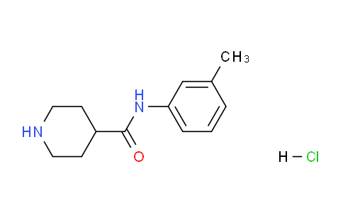 CAS No. 1220036-93-0, N-(m-Tolyl)piperidine-4-carboxamide hydrochloride