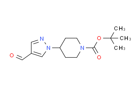 CAS No. 1076224-00-4, N-(N-BOC-Piperidino)pyrazole-4-carboxaldehyde