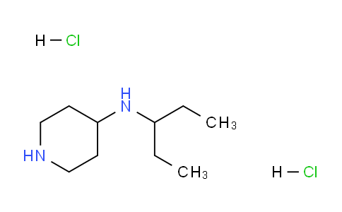 CAS No. 1233958-31-0, N-(Pentan-3-yl)piperidin-4-amine dihydrochloride