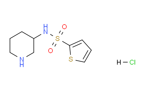 CAS No. 1261236-09-2, N-(Piperidin-3-yl)thiophene-2-sulfonamide hydrochloride