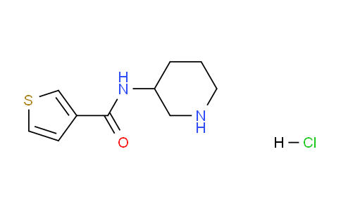 CAS No. 1185312-18-8, N-(Piperidin-3-yl)thiophene-3-carboxamide hydrochloride