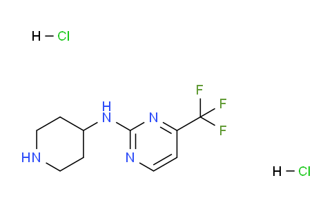 CAS No. 951004-19-6, N-(Piperidin-4-yl)-4-(trifluoromethyl)pyrimidin-2-amine dihydrochloride