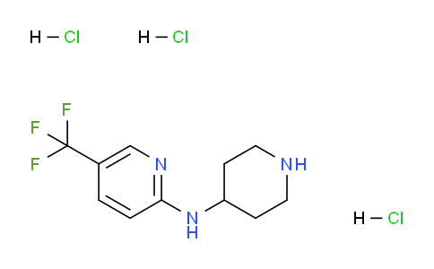 CAS No. 1774898-81-5, N-(Piperidin-4-yl)-5-(trifluoromethyl)pyridin-2-amine trihydrochloride