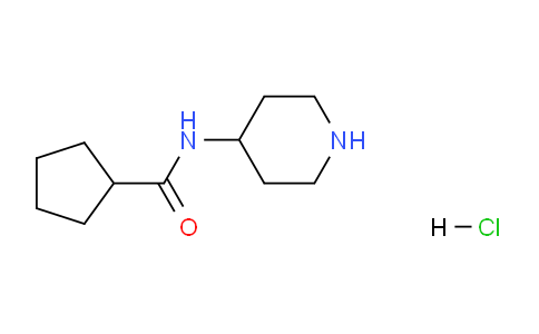 CAS No. 1217113-50-2, N-(Piperidin-4-yl)cyclopentanecarboxamide hydrochloride