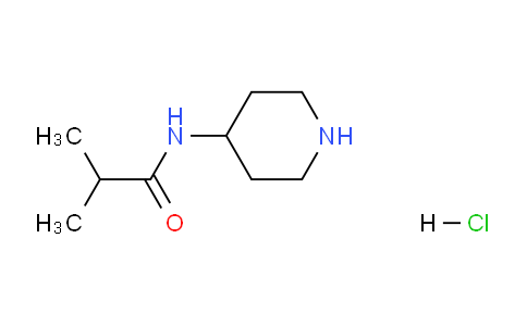 CAS No. 1170578-54-7, N-(Piperidin-4-yl)isobutyramide hydrochloride