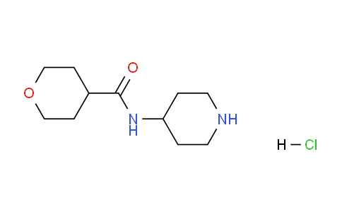 CAS No. 1220031-94-6, N-(Piperidin-4-yl)tetrahydro-2H-pyran-4-carboxamide hydrochloride