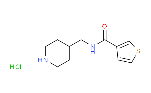 CAS No. 1185314-53-7, N-(Piperidin-4-ylmethyl)thiophene-3-carboxamide hydrochloride